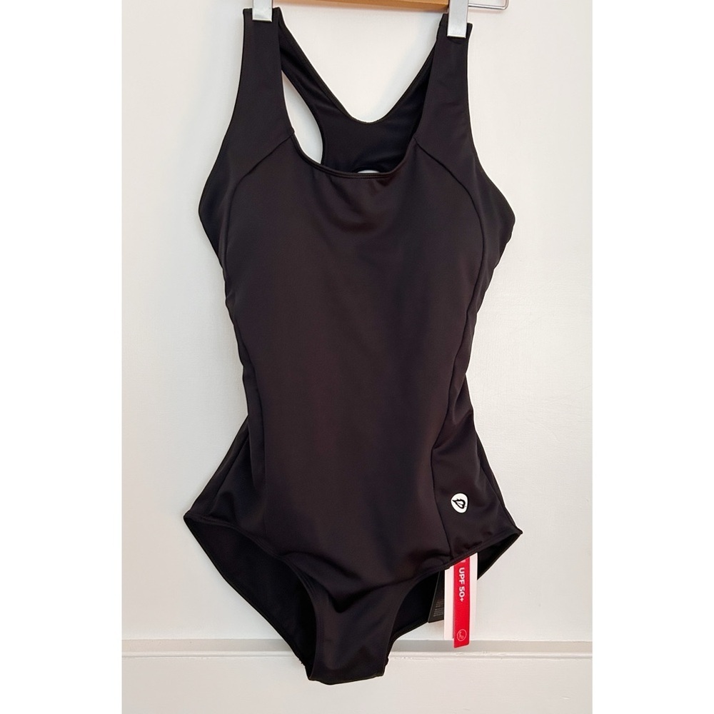 BNWT Bayleaf Black One Piece Bathing Suit Size 36 (M) - Picture 4 of 12